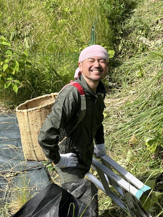 荒れ果てた畑。